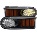 Toyota FJ Cruiser 2007-2013 LED Parkeringsljus Svart / Orange Reflektor ANZO