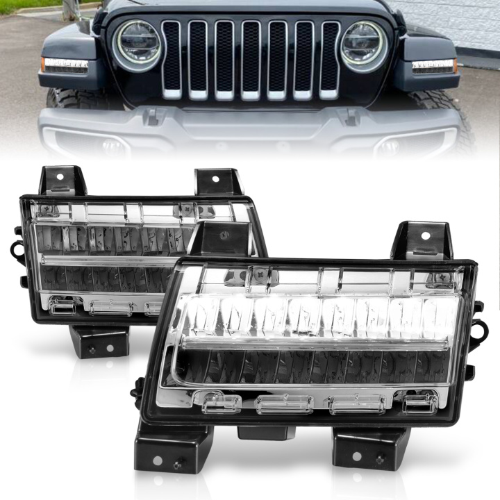 Jeep Wrangler Jl 2023 LED-sidomarkeringsljus ANZO i gruppen Välj bilmodell hos DDESIGN Scandinavia AB (anz511086)