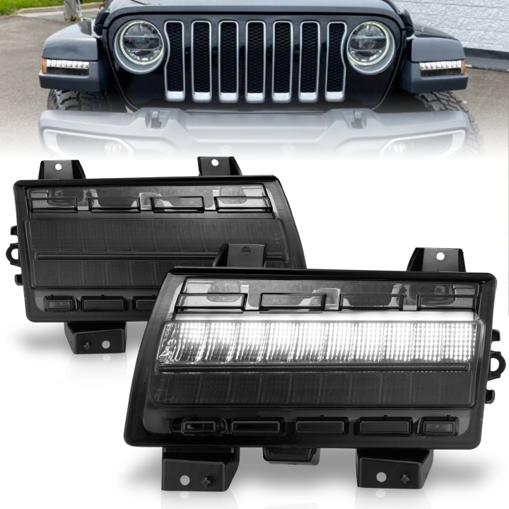 Jeep Gladiator Jt / Wrangler Jl 2018-2023 LED-sidomarkeringsljus ANZO i gruppen Välj bilmodell hos DDESIGN Scandinavia AB (anz511088)