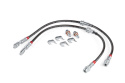 Audi A3/A3 Quattro/S3 2015-2020 / Volkswagen Golf R 2015-2024 Bromsslangssats Rostfritt Stålomspunnen Fram APR