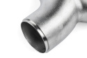Y-Förgrening Gjutet Rostfritt Stål T304 76mm Till 2x63.5mm (3 Till 2x2.5 Tum) APR