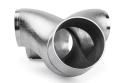 Dubbel Y-Förgrening Gjutet Rostfritt Stål T304 76mm Till 4x63.5mm (3 Till 4x2.5 Tum) APR