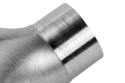Dubbel Y-Förgrening Gjutet Rostfritt Stål T304 76mm Till 4x63.5mm (3 Till 4x2.5 Tum) APR