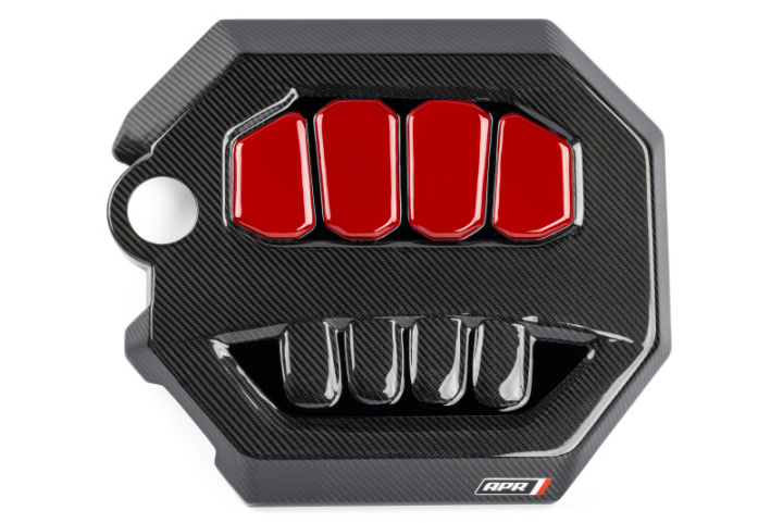 Audi A3/A3 Quattro/S3 / Volkswagen Golf R/GTI (8Y/MK8) 2022-2026 2.0T EA888.4 Motorkåpa Twillvävd Kolfiber APR i gruppen Välj bilmodell hos DDESIGN Scandinavia AB (aprMS100232)