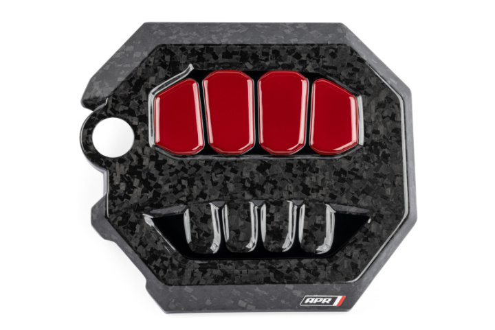 Audi A3/A3 Quattro/S3 / Volkswagen Golf R/GTI (8Y/MK8) 2022-2026 2.0T EA888.4 Motorkåpa Smidd Kolfiber APR i gruppen Välj bilmodell hos DDESIGN Scandinavia AB (aprMS100233)
