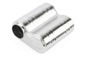 Helmholtzresonator Premium 76mm (3 Tum) Förskjuten Anslutning Rundat Fyrkantigt Hölje 243x240x110mm APR