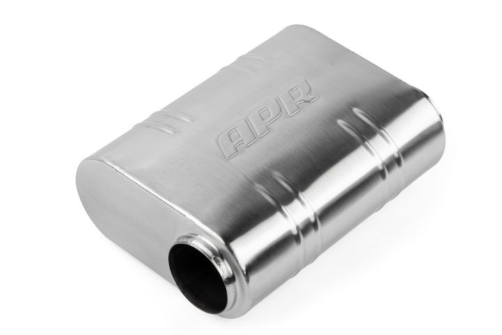Helmholtzresonator Premium 76mm (3 Tum) Förskjuten Anslutning Rundat Fyrkantigt Hölje 311x240x110mm APR i gruppen Välj bilmodell hos DDESIGN Scandinavia AB (aprMUH0021)