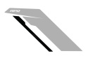 Sidodekaler Silverfärgad APR-Logotyp/Svart Rand Par APR