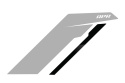 Sidodekaler Silverfärgad APR-Logotyp/Svart Rand Par APR