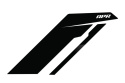 Sidodekaler Svart APR-Logotyp/Svart Rand Par APR