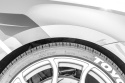 Volkswagen Golf R/GTI (MK7/MK7.5) 2015-2021 Roll-Control Sänkningsfjädrar Röda APR