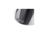 Ändrör 4 Tum Enkelväggiga Snedskurna Polerad Silver 2-Pack APR