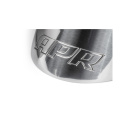 Ändrör 3.5 Tum Dubbelväggiga Snedskurna Polerad Silver 2-Pack APR