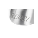 Ändrör 3.5 Tum Dubbelväggiga Snedskurna Borstad Silver 2-Pack APR