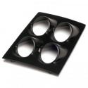 Mätarhållare Växelspakskonsol QUAD 52.4mm CAMARO 68-69 / NOVA 68-74 Autometer