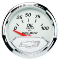 Oljetrycksmätare 52mm 100PSI (Elektrisk) CHEVROLET HERITAGE BOWTIE
