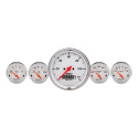 Mätarkit 5st 87mm & 52mm (Elektrisk). SPEEDOMETER ARCTIC Vit