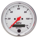 Hastighetsmätare 87mm 120MPH (Elektrisk). PROG. W/ LCD ODO ARCTIC Vit