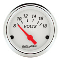 Voltmätare 52mm 18V (Elektrisk) ARCTIC Vit