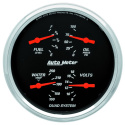Mätarkit 2st QUAD & SPEEDOMETER 127mm DESIGNER BLACK