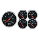 Mätarkit 5st 3 1/8\'\' & 52mm DESIGNER BLACK