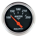 Vattentempmätare 52mm 250ºF (Elektrisk) DESIGNER Svart