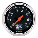 Varvräknare 52mm 7000 RPM IN-DASH DESIGNER BLACK