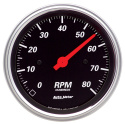 Varvräknare 87mm 8000 RPM IN-DASH DESIGNER BLACK