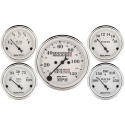 Mätarkit 5st 3 86mm & 52mm OLD TYME WHITE