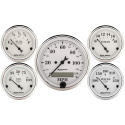 Mätarkit 5st 86mm & 52mm (Elektrisk) OLD TYME WHITE