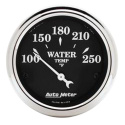 Vattentempmätare 52mm 250ºF (Elektrisk) OLD TYME BLACK