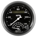 Varv-/hastighetsmätare 87mm 120MPH & 8000 RPM (Elektrisk) OLD TYME BLACK