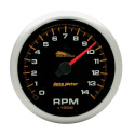 Varvräknare 100mm 14 000 RPM 2 & 4 Cylindrar Svart PRO-CYCLE