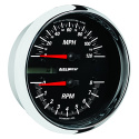 Varv-/hastighetsmätare 114mm 8000 RPM / 120 MPH Svart PRO-CYCLE