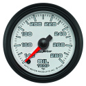 Oljetempmätare 52mm 140-280ºF (Digital Stepper-motor) Vit PRO-CYCLE