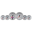 Mätarkit 6-delars 87mm & 52mm \'\'Bagger\'\' Vit PRO-CYCLE