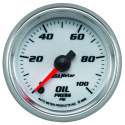 Oljetrycksmätare 52mm 100PSI (Digital Stepper-motor) Vit PRO-CYCLE
