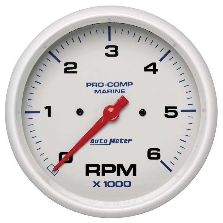 atm200750 Varvräknare 127mm 6000 RPM MARINE Vit