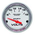 Voltmätare 52mm 18V (Elektrisk) MARINE Krom