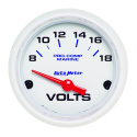 Voltmätare 52mm 18V (Elektrisk) MARINE Vit
