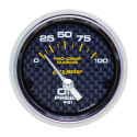 Oljetrycksmätare 52mm 100PSI (Elektrisk) MARINE CARBON FIBER