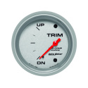 Mätare (Trim Up/Down) 52mm 0ΩDOWN-90ΩUP (Elektrisk) MARINE SILVER