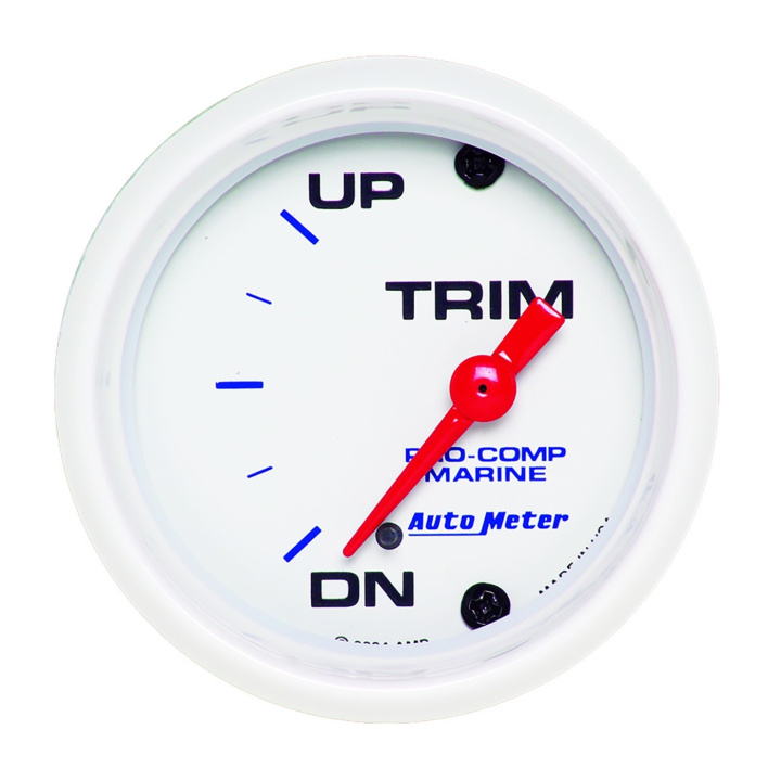 atm200767 Mätare (Trim Up/Down) 66.7mm 0ΩDOWN-90ΩUP (Elektrisk) MARINE Vit