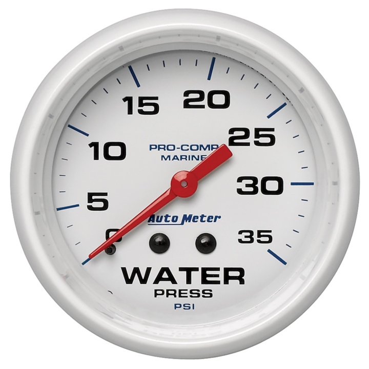 atm200773 Vattentrycksmätare 66.7mm 35PSI (Mekanisk) MARINE Vit