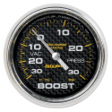 Laddtrycksmätare 66.7mm 30INHG / 30PSI (Mekanisk) MARINE CARBON FIBER