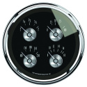 Multimätare 127mm (Elektrisk) PRESTIGE BLACK DIAMOND