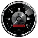 Hastighetsmätare 87mm 120MPH (Elektrisk) PRESTIGE BLACK DIAMOND