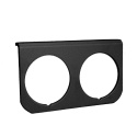Mätarhållare Panel Dubbel 52.4mm Svart Aluminium Autometer