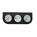 Mätarkonsol Oljetryck/Vattentemp/Volt 2\'\' 100PSI/280ºF/16V WHT DIAL BLK BZL AG
