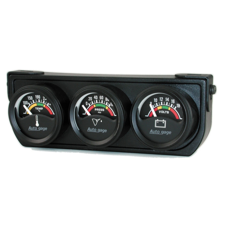 atm2391 Mätarkonsol Oljetryck/Vattentemp/Volt 1.127mm 100PSI/280ºF/18V (Elektrisk) BLK DIAL BLK BZL AG
